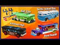 HotWheels 4x4 Autobuses extremos -Surfing School Bus - Aint´Fare - HotWheels High - Road Bandit #14