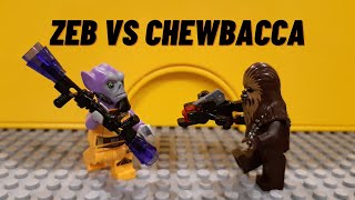 Lego Star Wars Zeb Vs Chewbacca