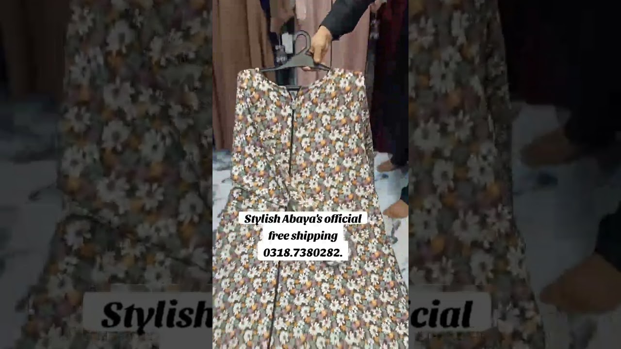 Pocket Printed Abaya's collection | stylish Abaya's | print Abaya's | 