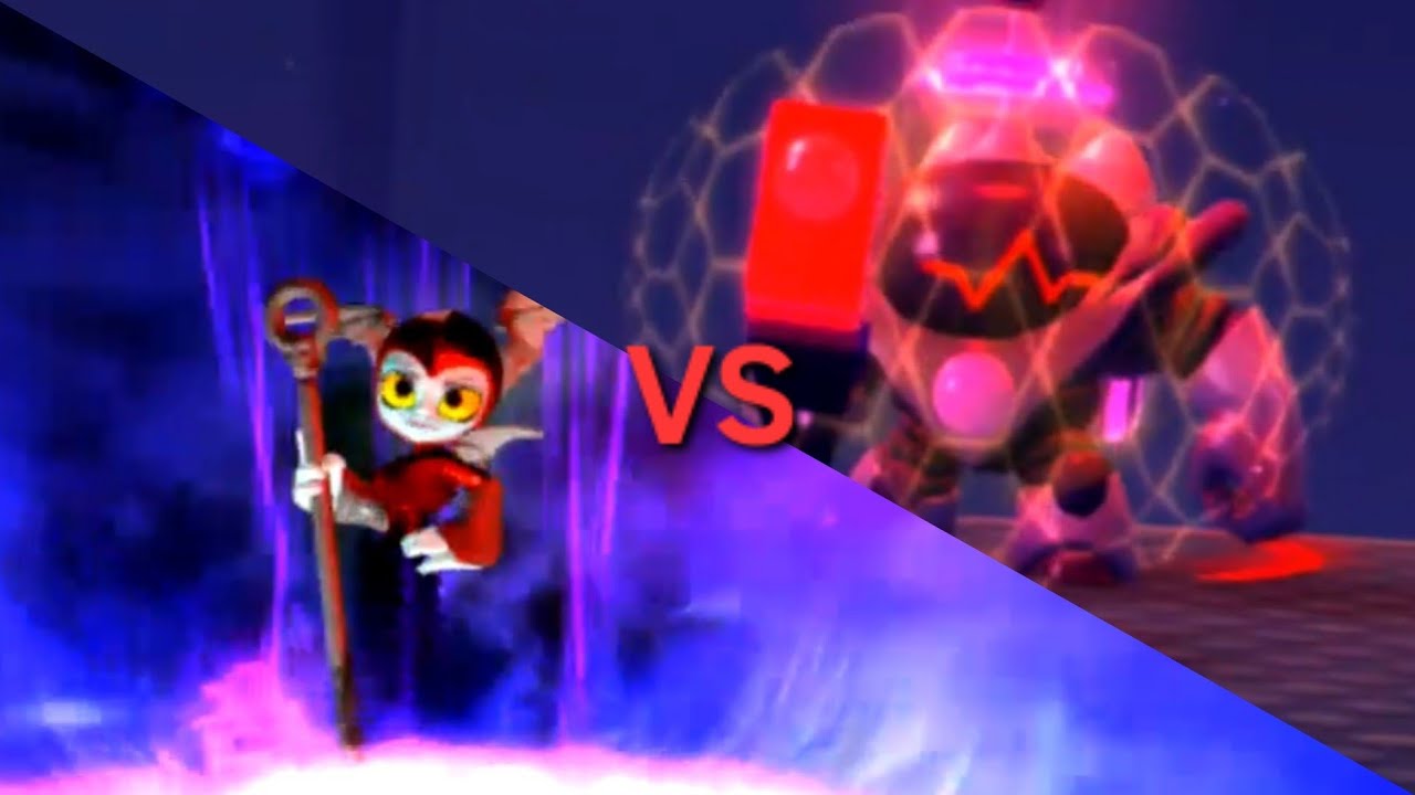 Skylanders nightmare Blaster tron VS Bat Spin
