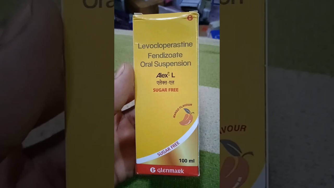alex_l syrup.....!! sugar free levocloperastine fendizolate oral suspension...!!!💊💊💊🩺🩺 