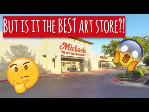 FIRST time at Michaels Arts and Crafts Store