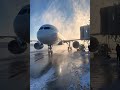 Why Airports Spray Water on Planes ❄️✈️ | Aviation Safety Facts#aviation #facts