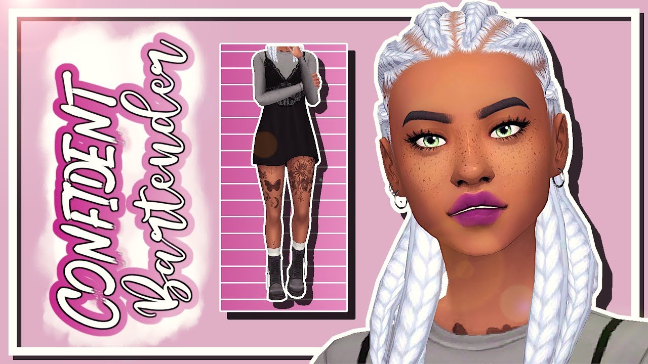 The Sims 4 CONFIDENT BARTENDER 🍍🍹 CAS + CC Links YouTube