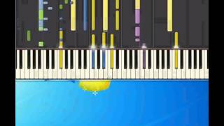 A piedi nudi   Collage [Piano tutorial by Synthesia]