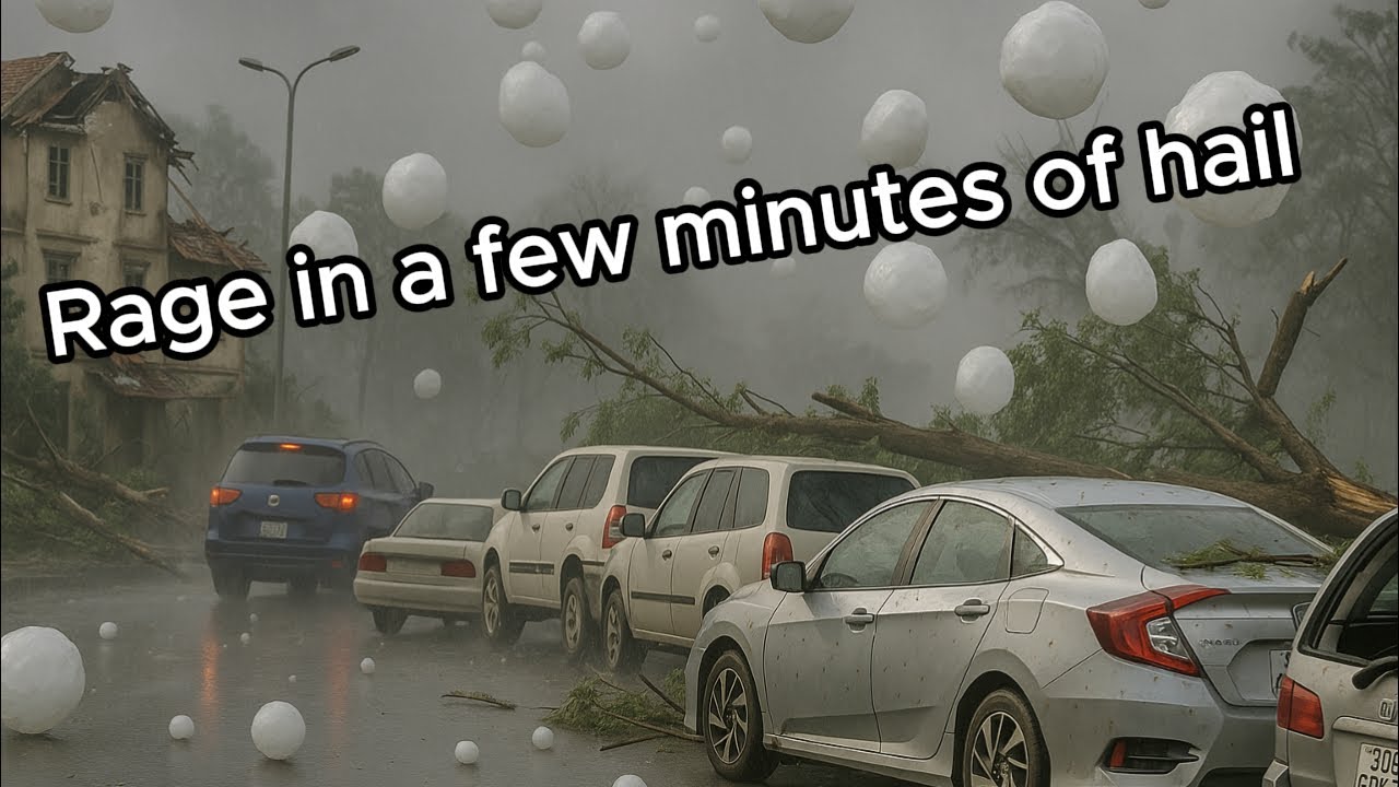 Fury in Minutes Hailstorm Hits Changsha Without Warning