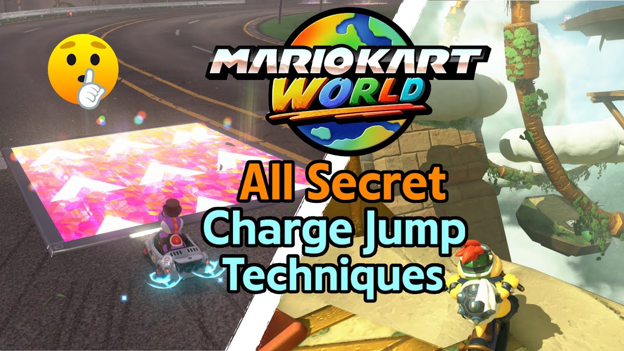 Every SECRET Charge Jump Technique in Mario Kart World