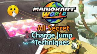 Every SECRET Charge Jump Technique in Mario Kart World