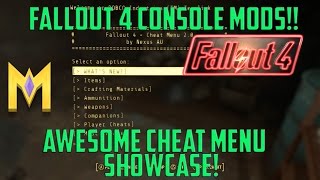 Fallout 4 Console Mods 'Cheat Menu Holotape' / 'Console Commands' Mod! (Fallout 4 Console Mods)