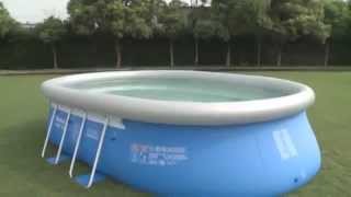 Guía de piscina Fast Set Bestway - YouTube