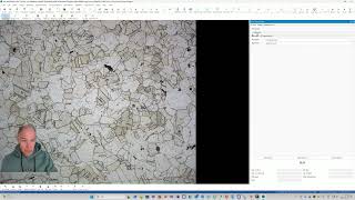 ASTM-112 Grain Size Analyis using Intercept method and using AI