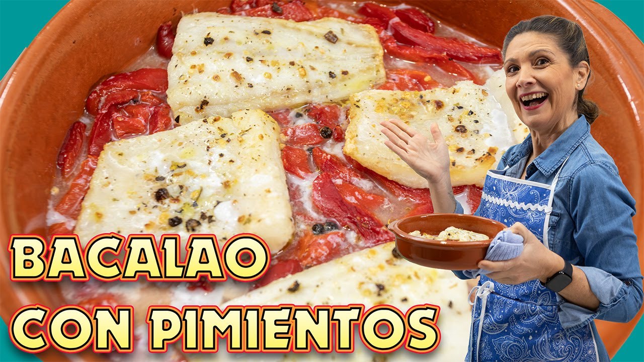 Bacalao con pimientos en 10 minutos – Cena saludable en la freidora de aire