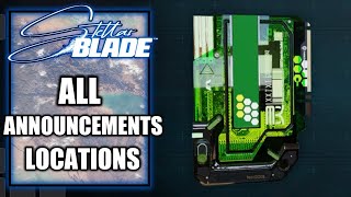 Stellar Blade - All Announcements Document Locations