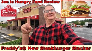 Freddy’s® New Steakburger Stacker Review | Limited Time Offer | Joe is Hungry 🍅🍔🧀🥬