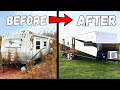 I turned an OLD camper into a luxury tiny home