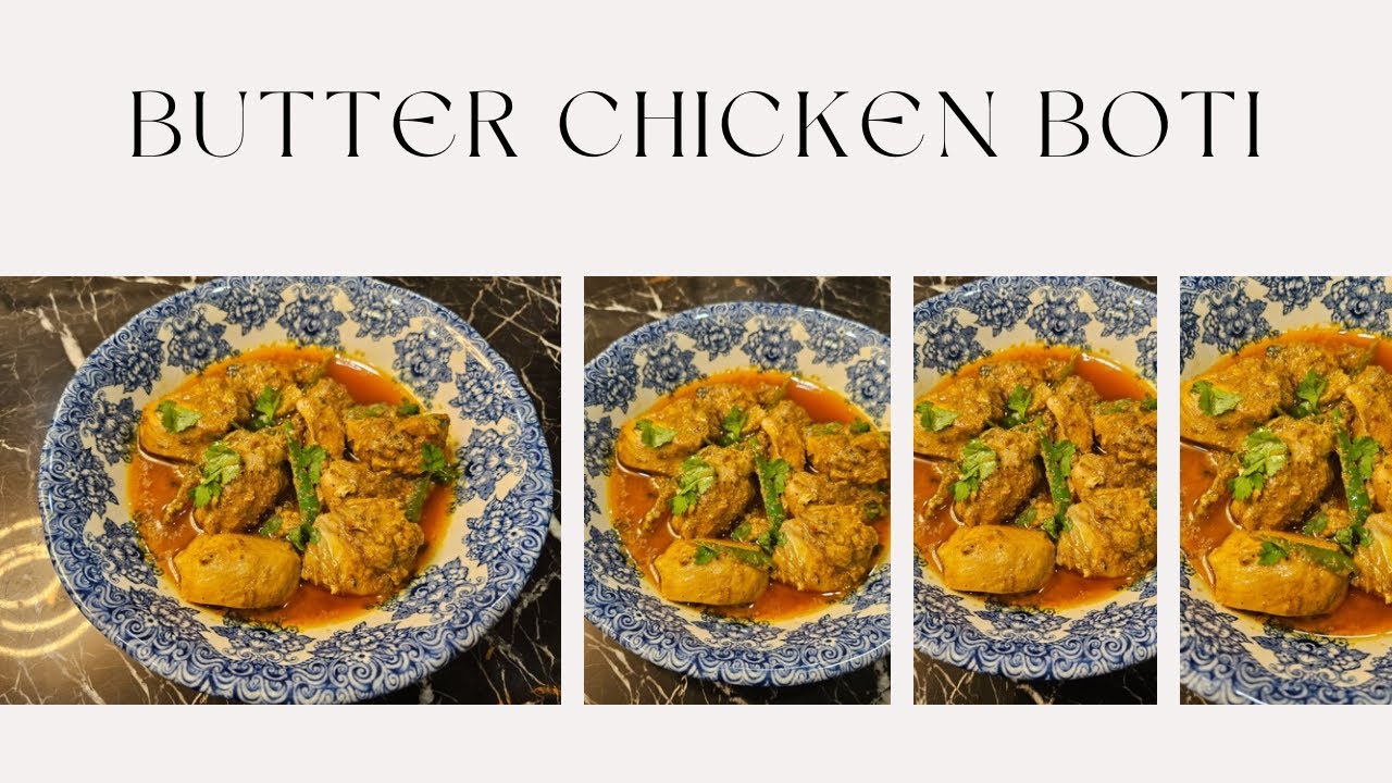 Butter Chicken Boti | Restaurant Style at Home | Easy Recipe 