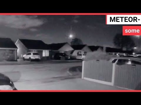 Huge meteor explodes in the sky above Derby | SWNS