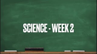 CC Cycle 1 Week 2 Science