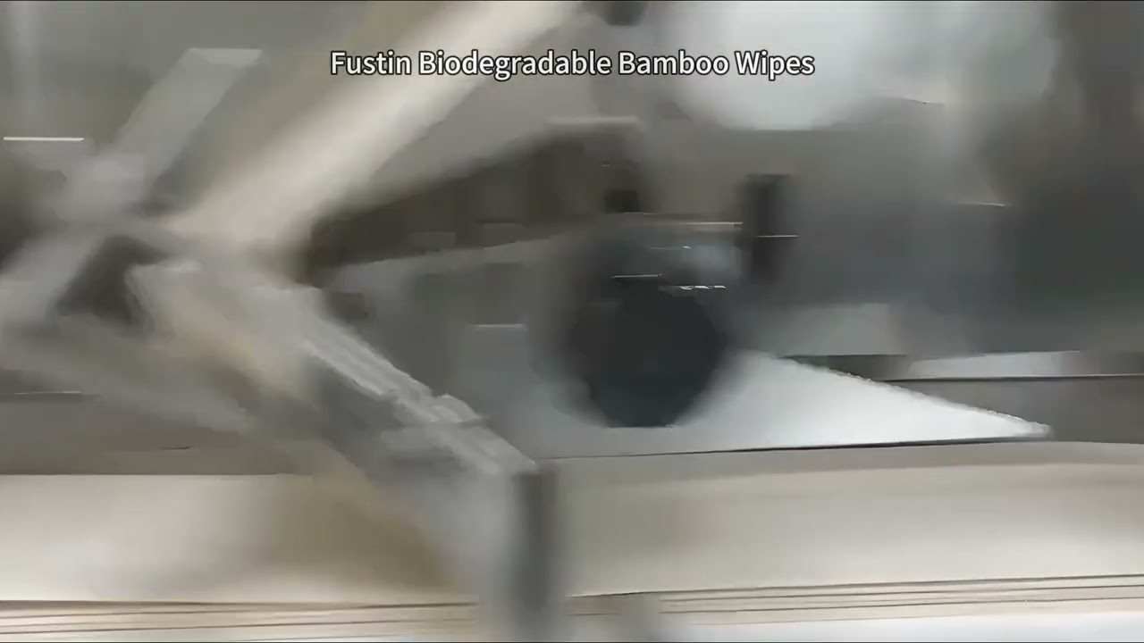 Fustin Biodegradable Bamboo Wet Wipes Produce process (Original Color)