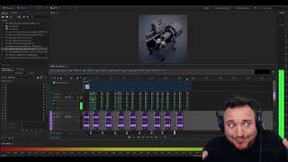 Sound design of a gif. Mechanical gun screenshot 2