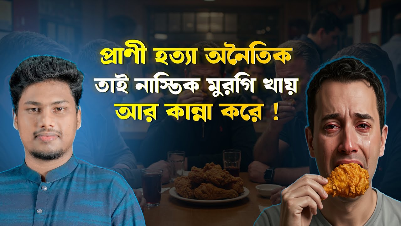 প্রাণী হত্যা অনৈতিক তাই নাস্তিক মুরগি খায় আর কান্না করে! কুরবানি অনৈতিক দাবি করে ফেঁসে গেল নাস্তিক।
