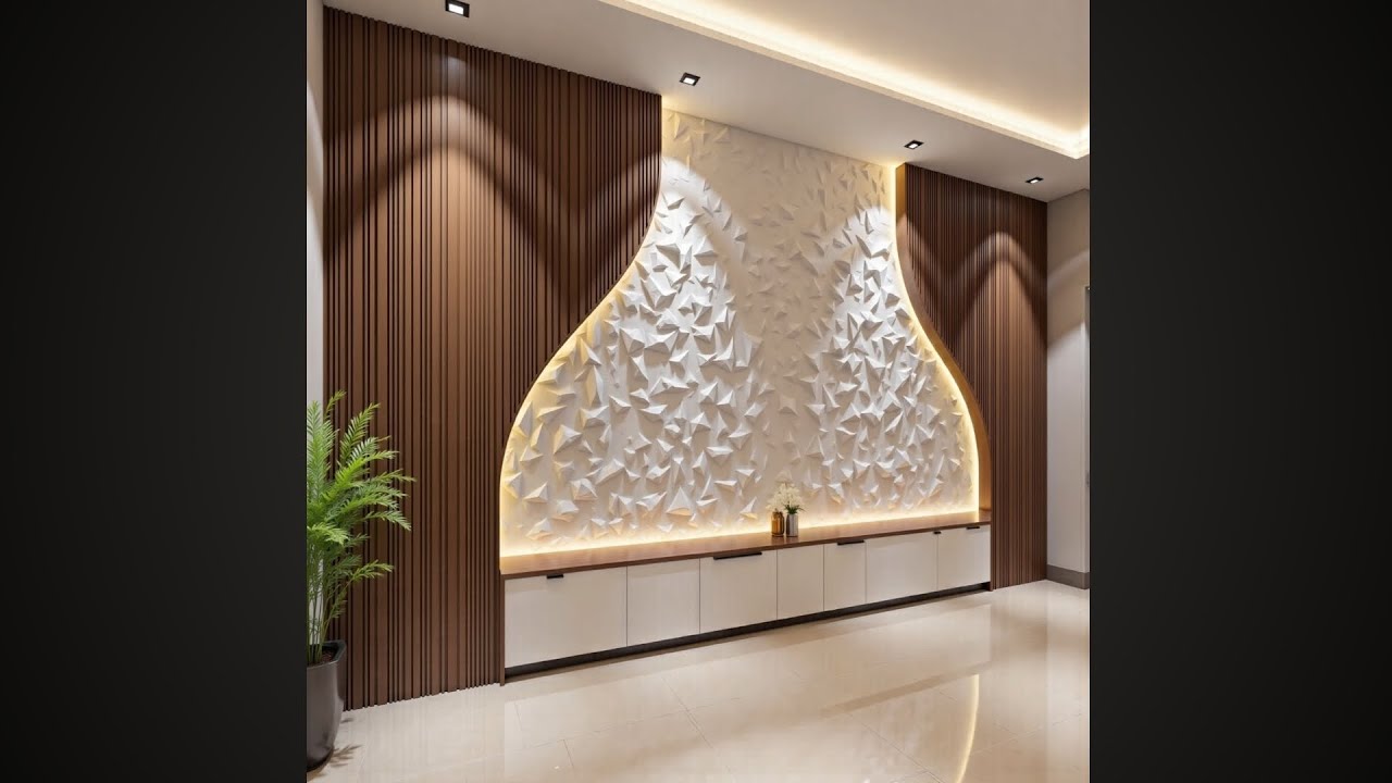 Modern wall decoration ideas for living room 2025 wall cladding&home ...