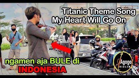 My Heart Will Go On - Celine Dion _ STREET SAX PERFORMANCE (AGOGO VIOLIN)