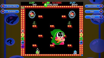 BUBBLE BOBBLE ARCADE LEVEL 100 GAMEPLAY