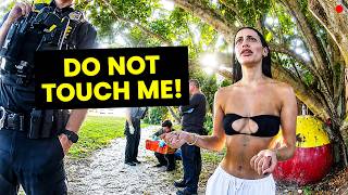 Entitled Woman Thinks Daddy Can Save Her...ends badly