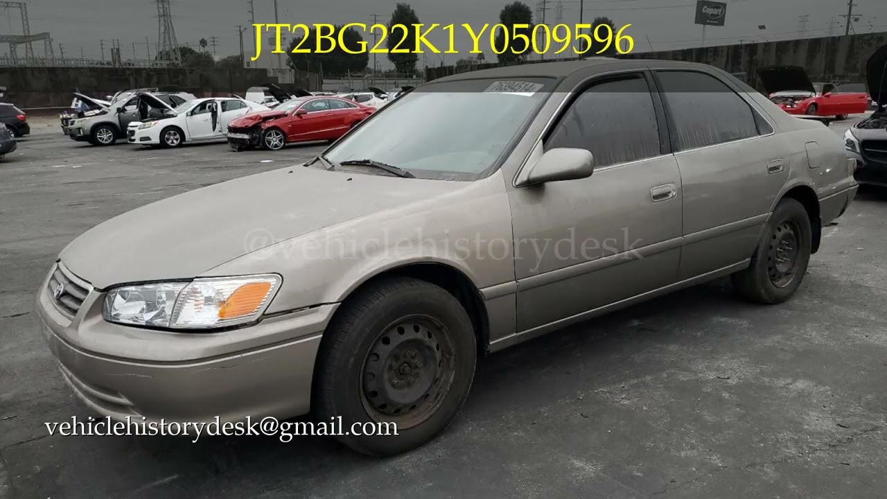 Toyota Camry 2000 - JT2BG22K1Y0509596