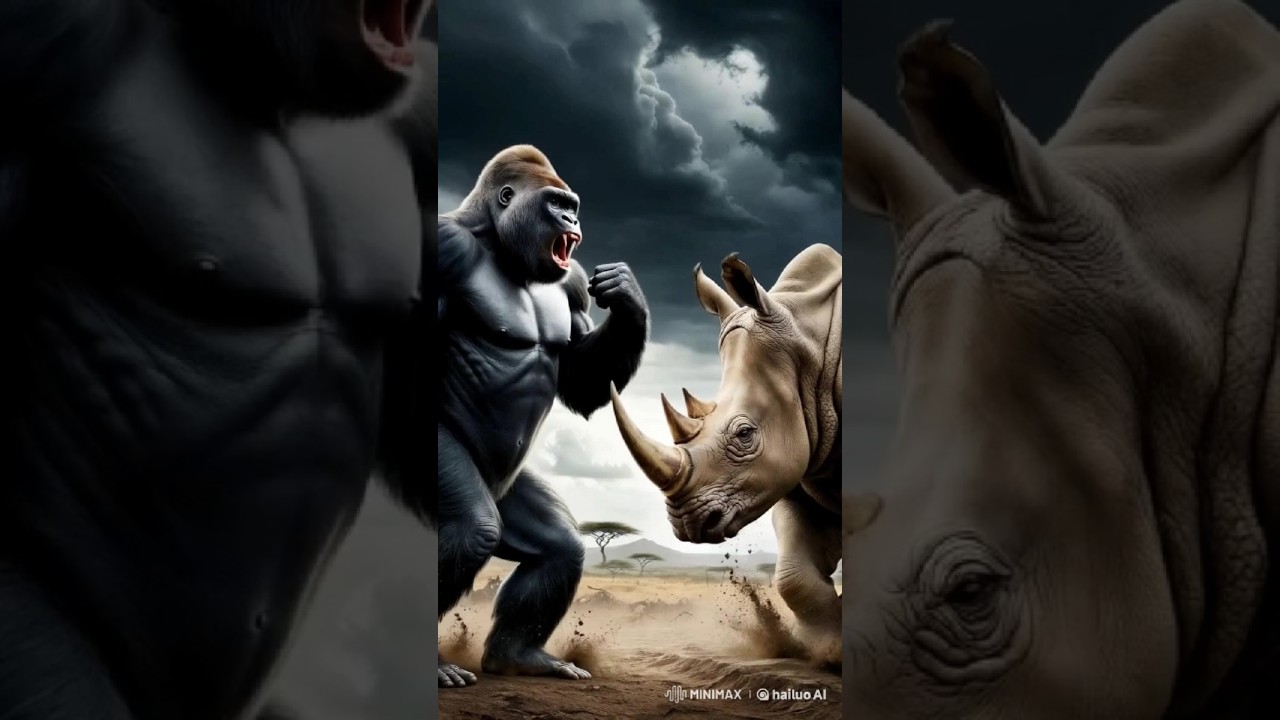 Incredible Gorilla plus Rhino Hybrid  😱😱 
