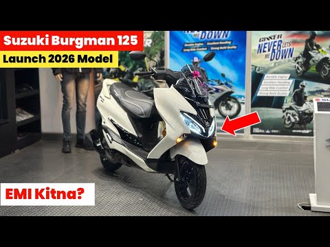 Finally 2026 Suzuki Burgman Street Launched With 13 New Updates , New Updated Model| Burgman 125 Abs