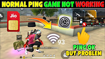 free fire normal ping but game not working || how to fix network problem | free fire 67 ping problem
