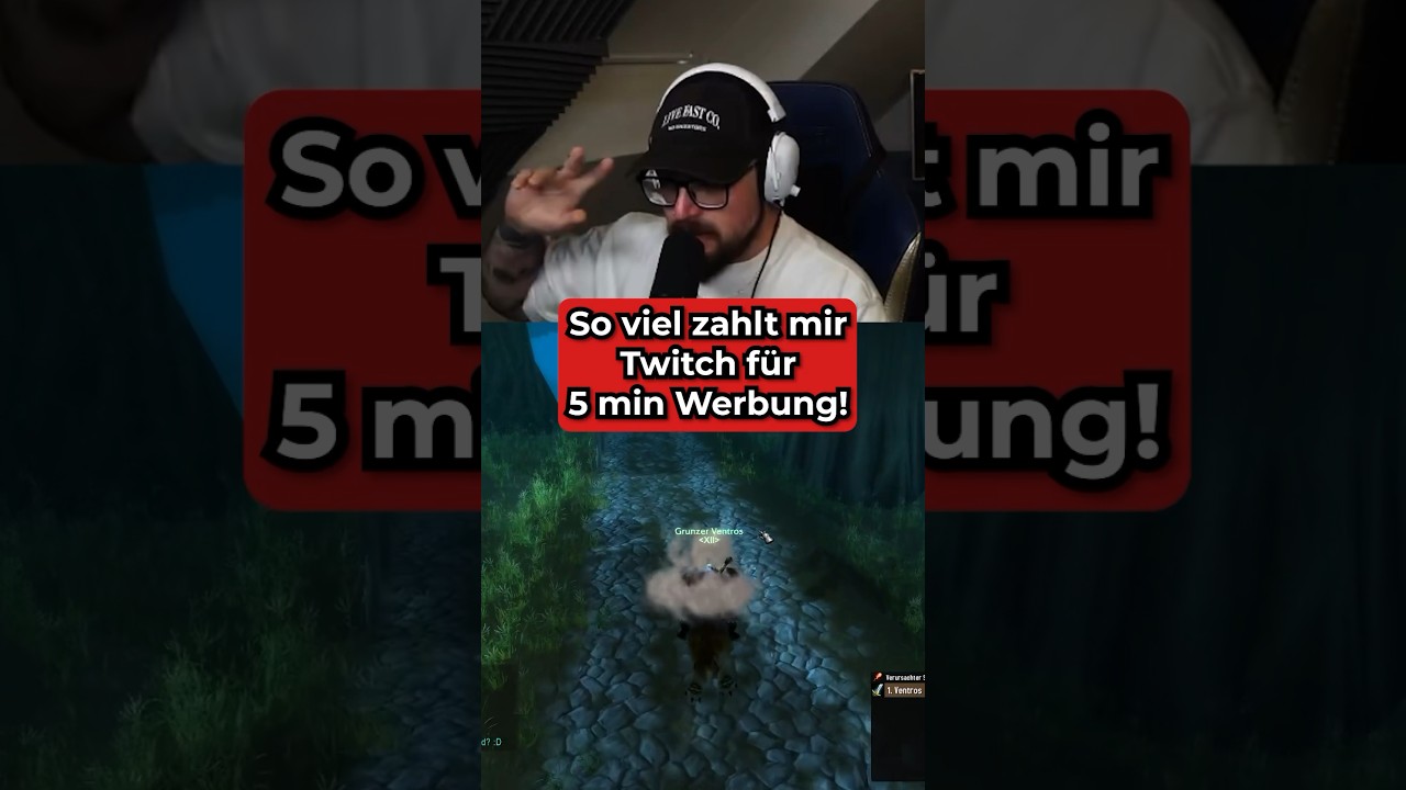 So viel Geld ZAHLT mir TWITCH für 5 Minuten WERBUNG pro Stunde! 💸 