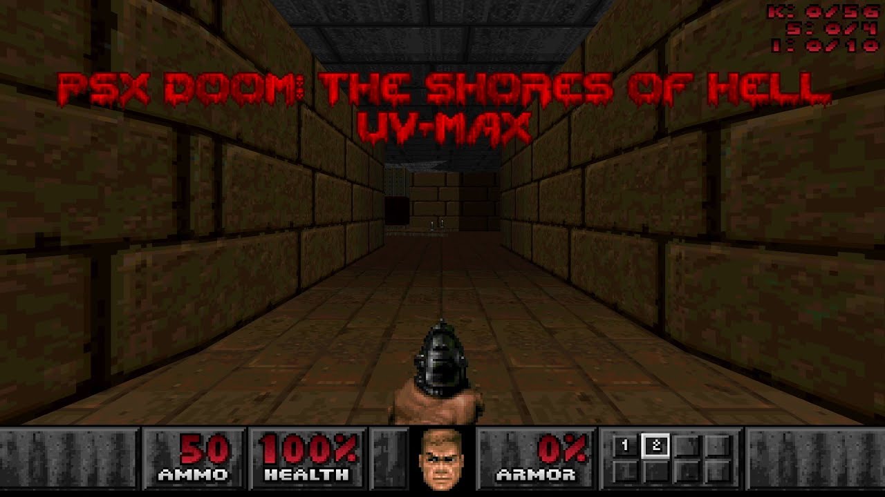 Psx Doom: The Ultimate Doom - The Shores of Hell (UV-100%) (PsyDoom 0.8 ...