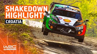 Shakedown Highlights | WRC Croatia Rally 2023
