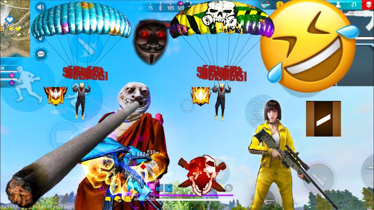 Free Fire funny video 😂😂, after a long time