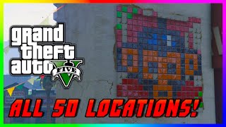 GTA 5 Secrets - ALL 50 Monkey Mosaics Pieces Location Guide - Monkey Mosaics Location! GTA V PS4