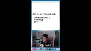 Ask me anything about TECH & TECH INDUSTRY , CODING , LIFE