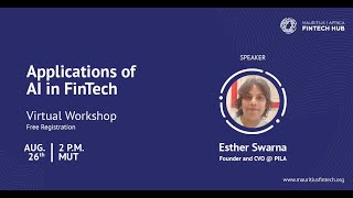 Applications of AI in FinTech - Virtual workshop