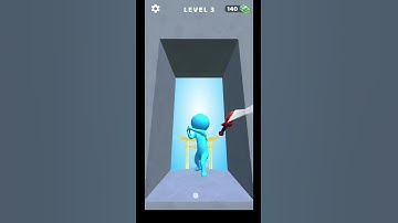 Sword Play! Ninja Slice Runne‪r Level 3 #shorts