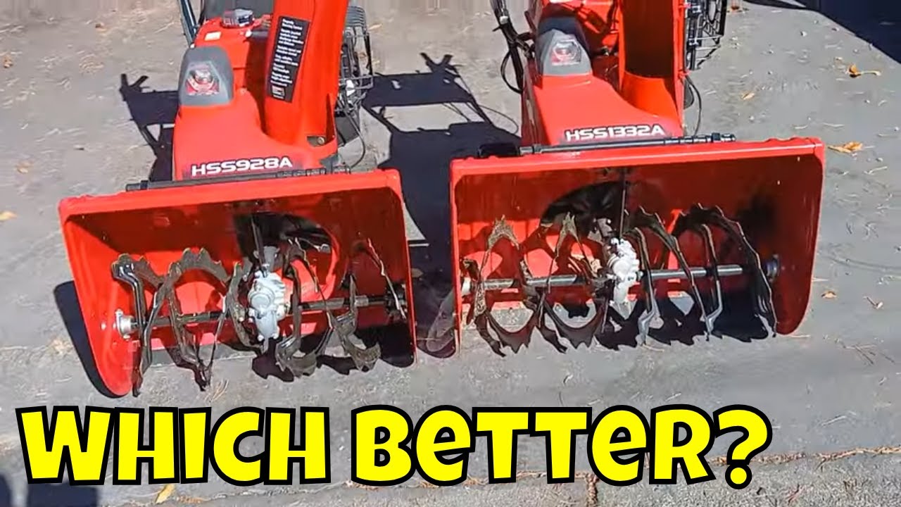 COMPARING Honda HSS928 & HSS1332 Snowblower. WHICH is BEST For YOU! Let's Find Out.