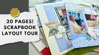 20 Pages! Scrapbook Tour | Layout Share