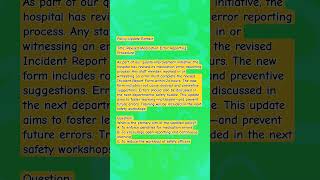 Oet reading part b #oetpreparation #oetreading #oetfornurses #oetpractice #oet2025