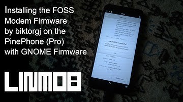 Updating PinePhone (Pro) Modem Firmware with GNOME Firmware Updater