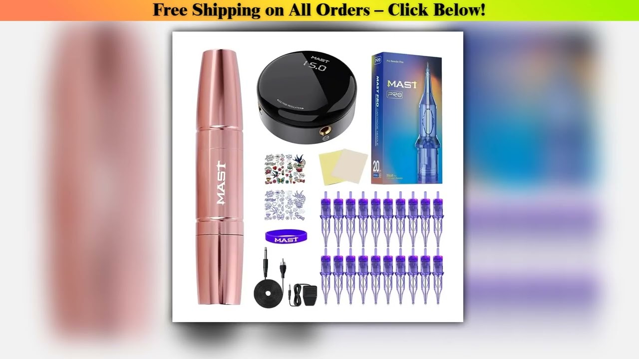 Mast Tattoo Magi Rotary Machine Gun 2.0/3.0mm Stroke Powerful Customized Motor for Permanent