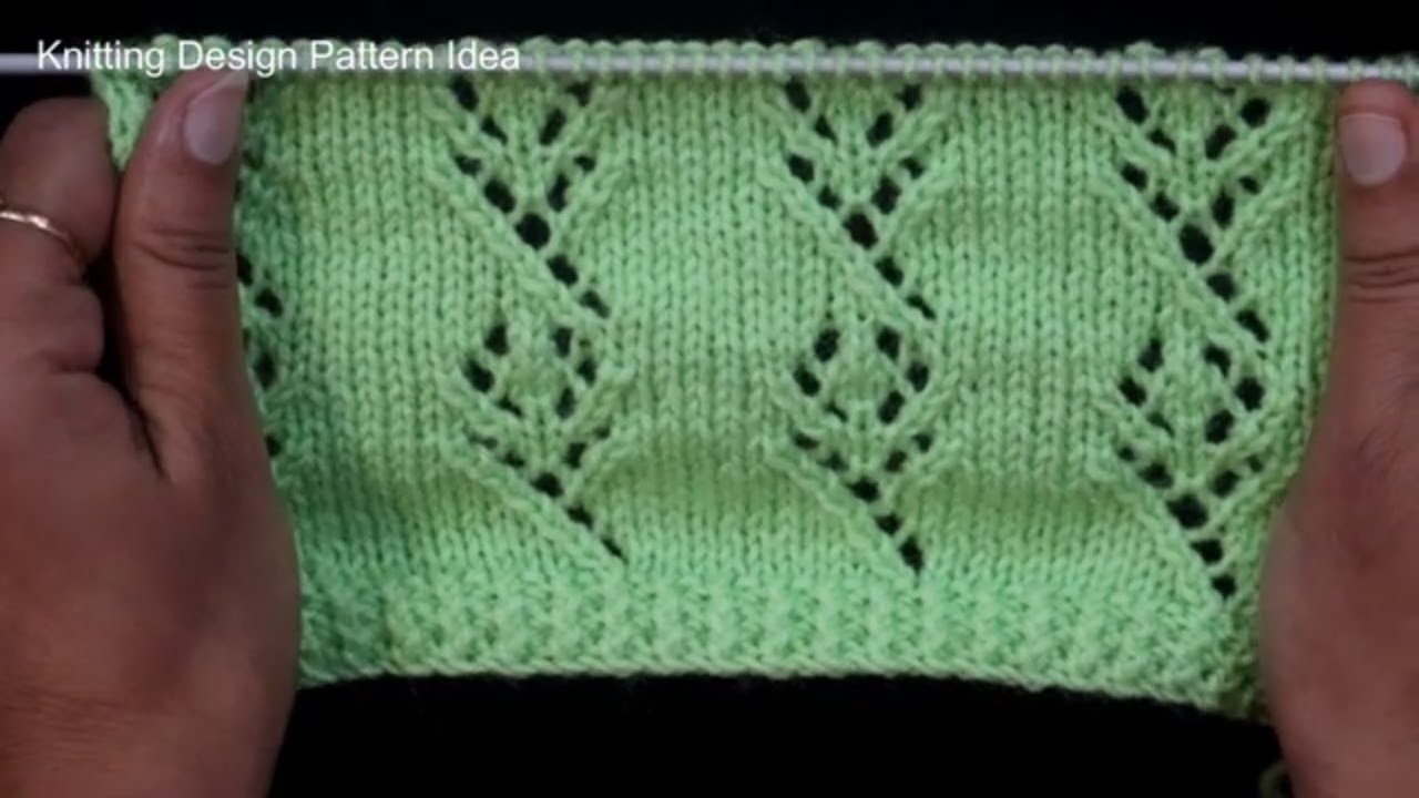 Beautiful lace knitting design for gents ladies sweater Knitting