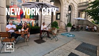 [5K] New York City 🗽 Summer Walk - Madison Avenue [Jun. 2022]