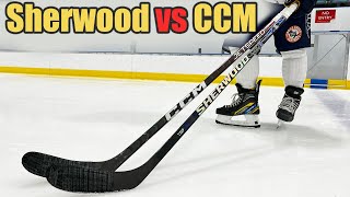 Sherwood CODE TMP Pro vs CCM Jetspeed FT5 Pro - Which hybrid hockey stick is better ?