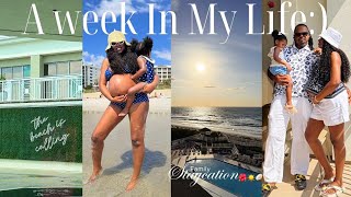 🌊 Our Last Trip as a Family of 3 Before Baby Boy Arrives 💙 | Babymoon, Birthday Gifts & Temu Haul screenshot 5